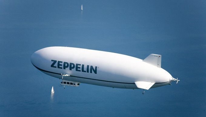 Flight with the Zeppelin